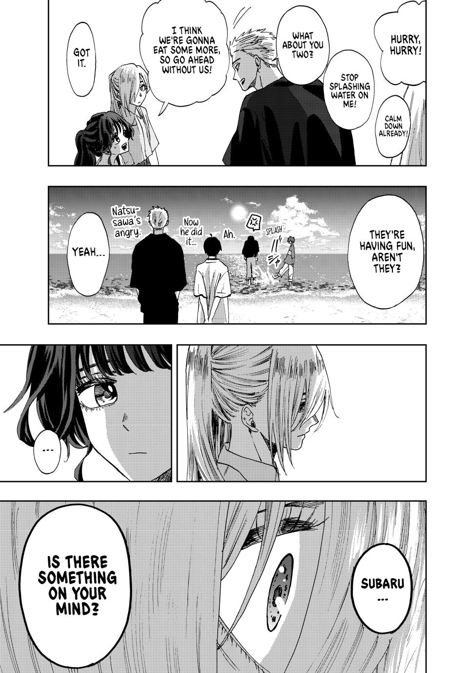 Kaoru Hana wa Rin to Saku Chapter 33 page 17 - Chapter 33: Bewilderment at the Beachside