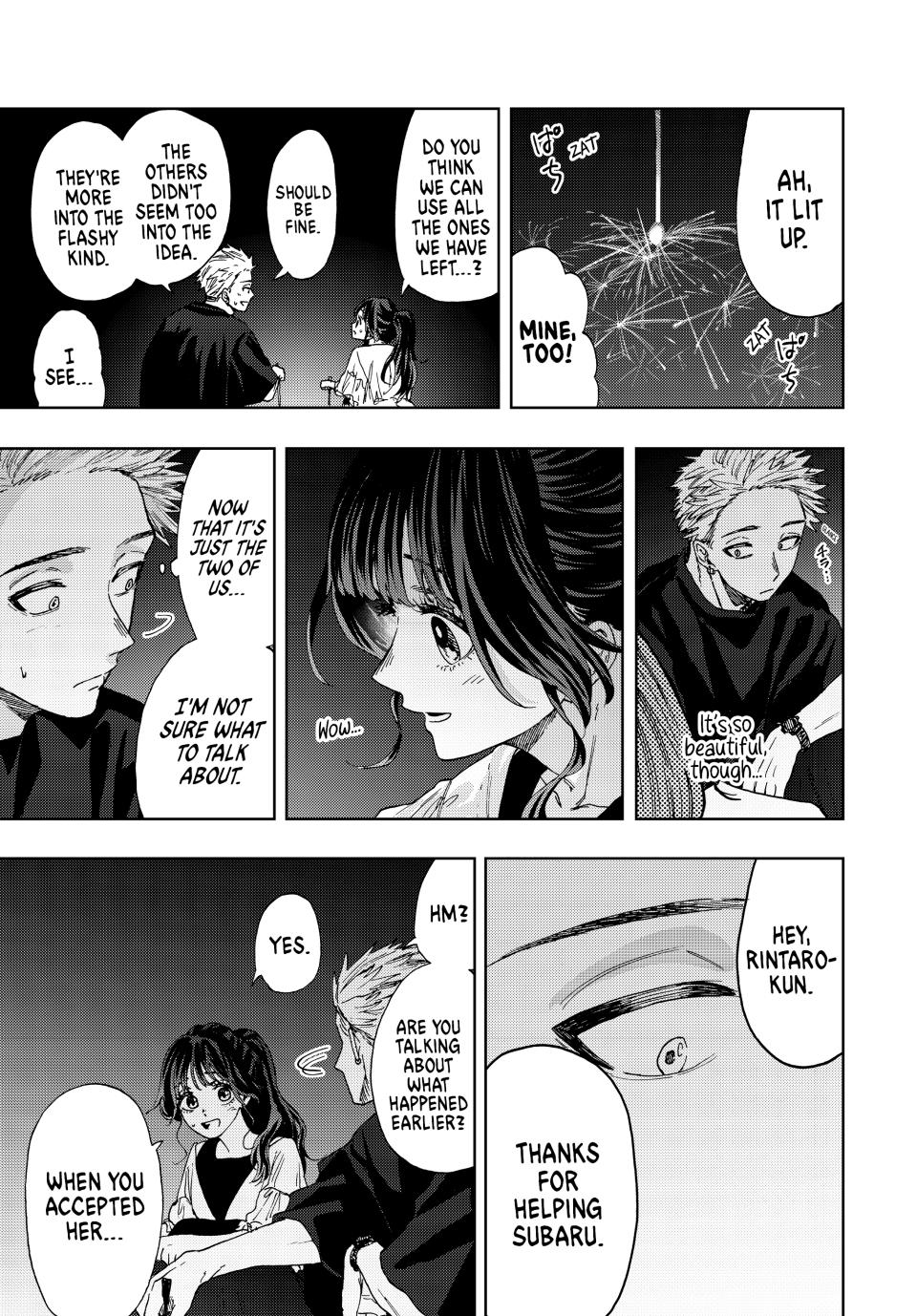 Kaoru Hana wa Rin to Saku Chapter 35 page 7 - Chapter 35: Sparklers