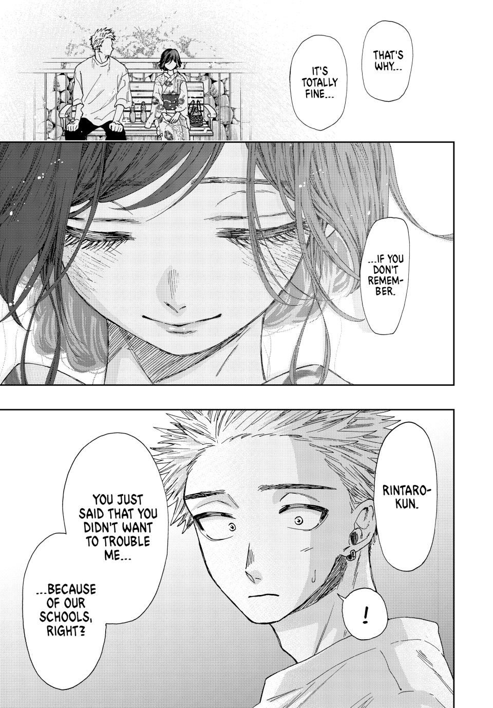 Kaoru Hana wa Rin to Saku Chapter 39 page 13 - Chapter 39: Confession