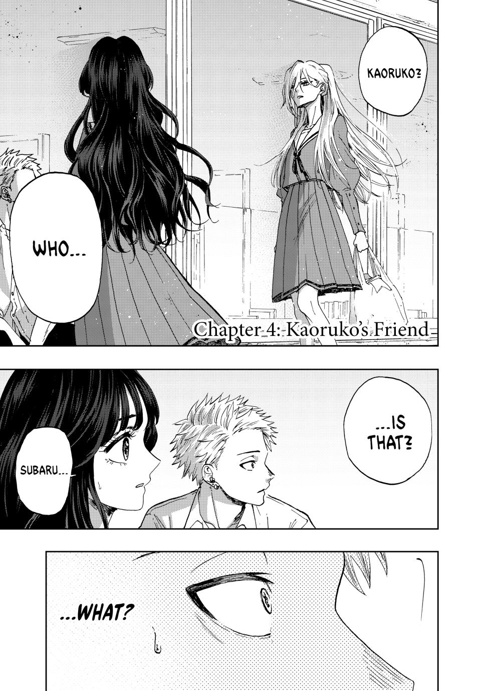 Kaoru Hana wa Rin to Saku Chapter 4 page 1 - Chapter 4: Kaoruko's Friend
