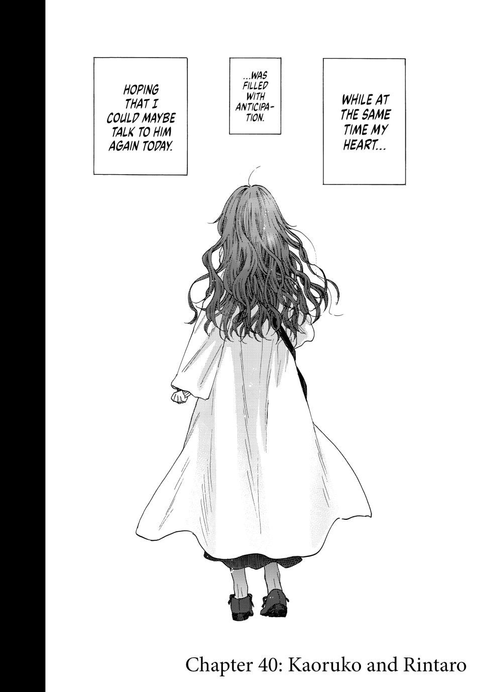 Kaoru Hana wa Rin to Saku Chapter 40 page 2 - Chapter 40: Kaoruko and Rintaro