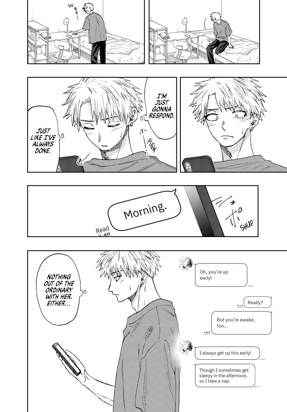 Kaoru Hana wa Rin to Saku Chapter 41 page 10 - Chapter 41: The Morning After