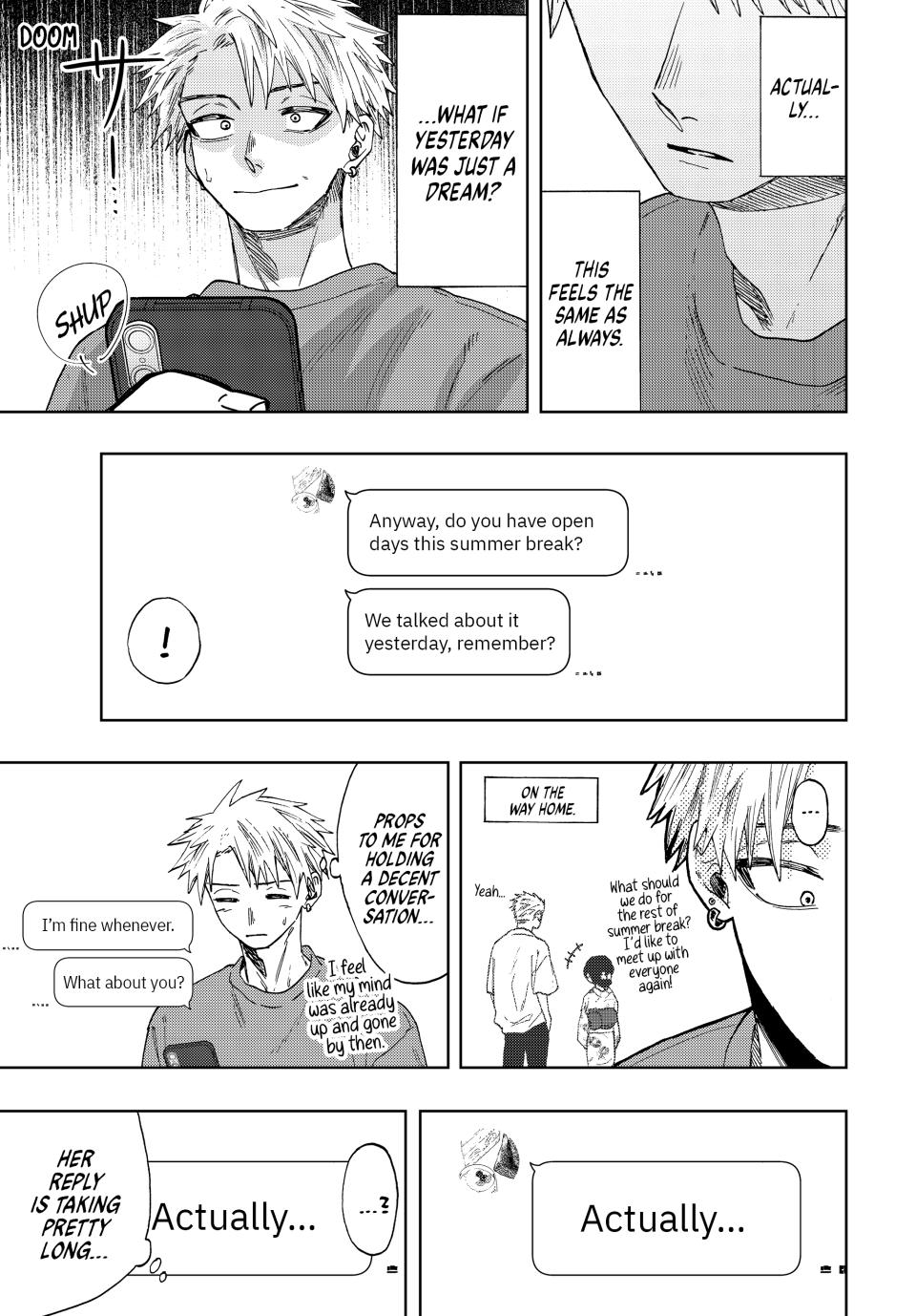 Kaoru Hana wa Rin to Saku Chapter 41 page 11 - Chapter 41: The Morning After