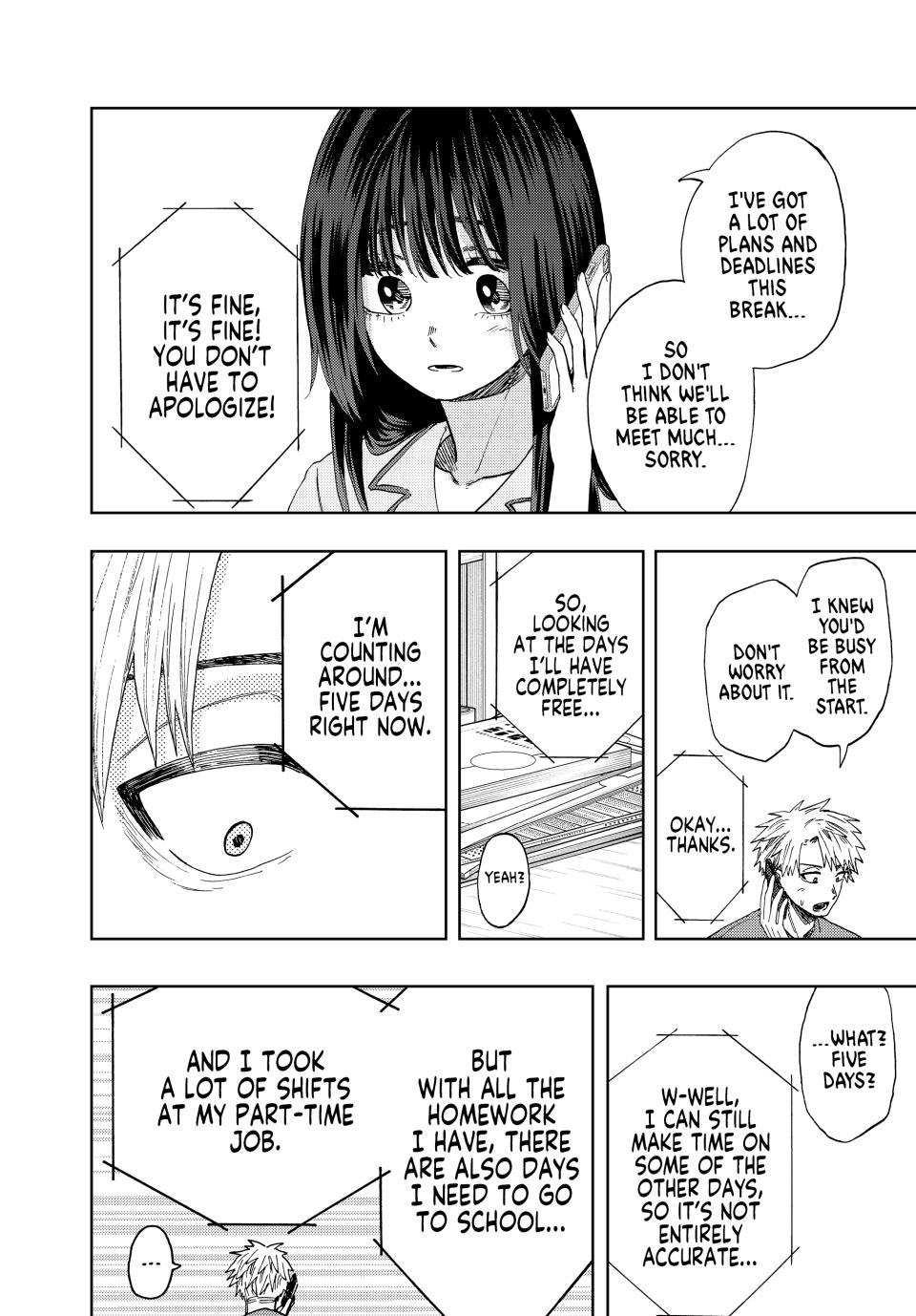 Kaoru Hana wa Rin to Saku Chapter 41 page 14 - Chapter 41: The Morning After