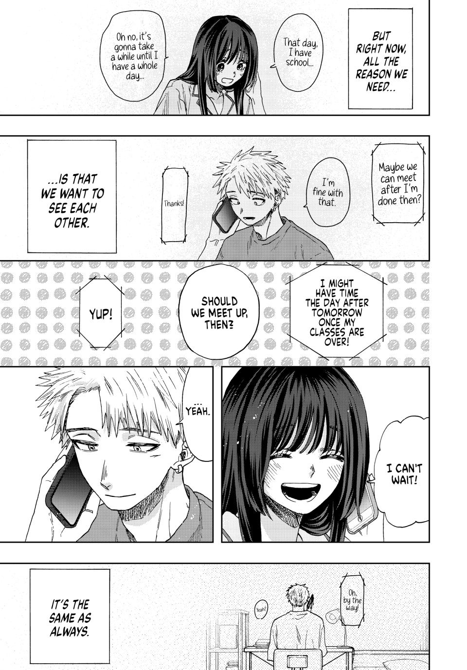 Kaoru Hana wa Rin to Saku Chapter 41 page 21 - Chapter 41: The Morning After