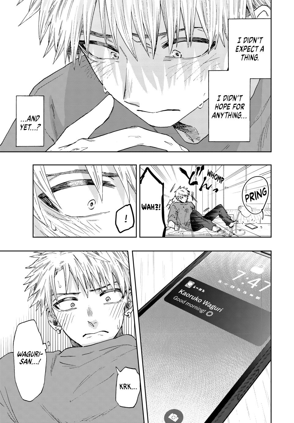 Kaoru Hana wa Rin to Saku Chapter 41 page 9 - Chapter 41: The Morning After