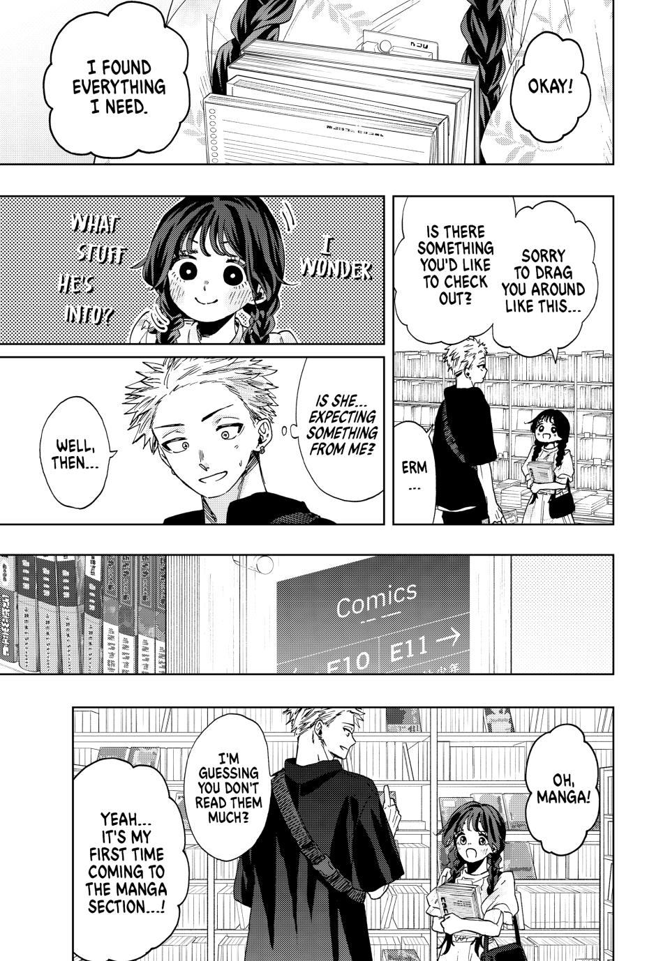 Kaoru Hana wa Rin to Saku Chapter 43 page 11 - Chapter 43: Shopping Together