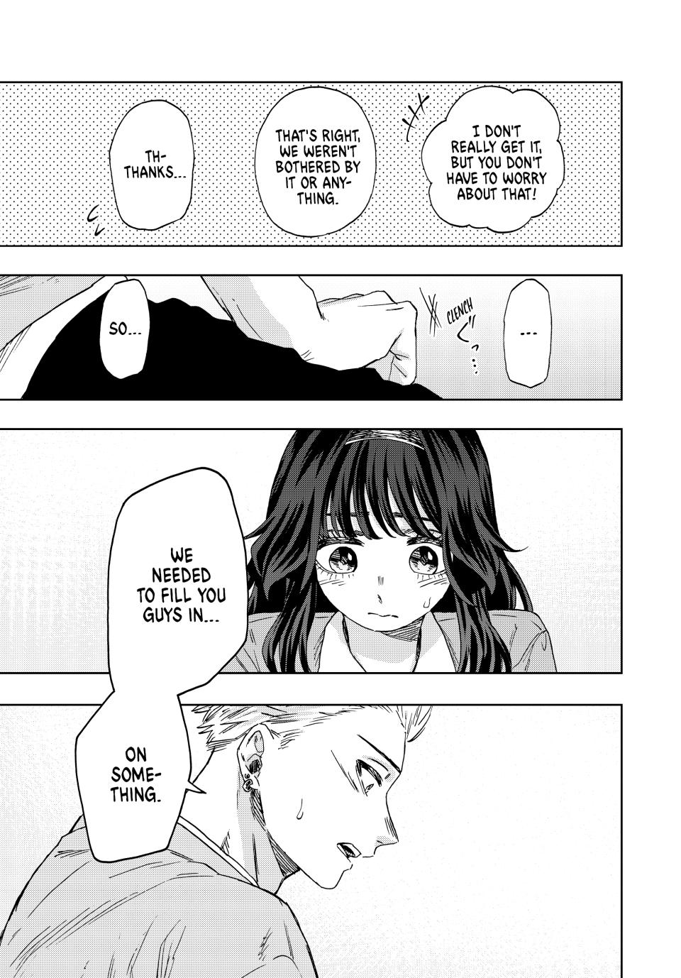 Kaoru Hana wa Rin to Saku Chapter 44 page 7 - Chapter 44: Status Report