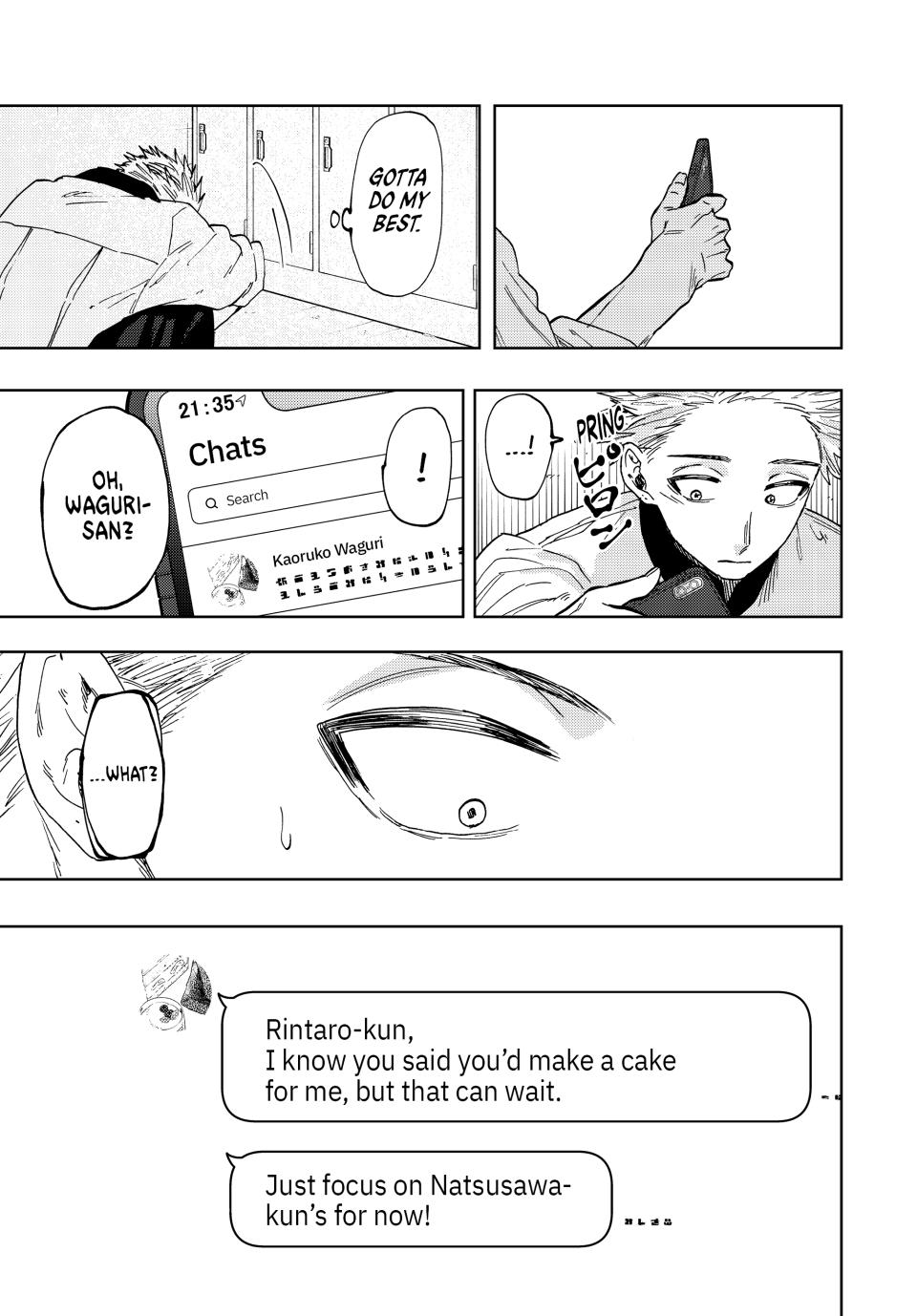 Kaoru Hana wa Rin to Saku Chapter 45 page 13 - Chapter 45: Natsusawa's Birthday