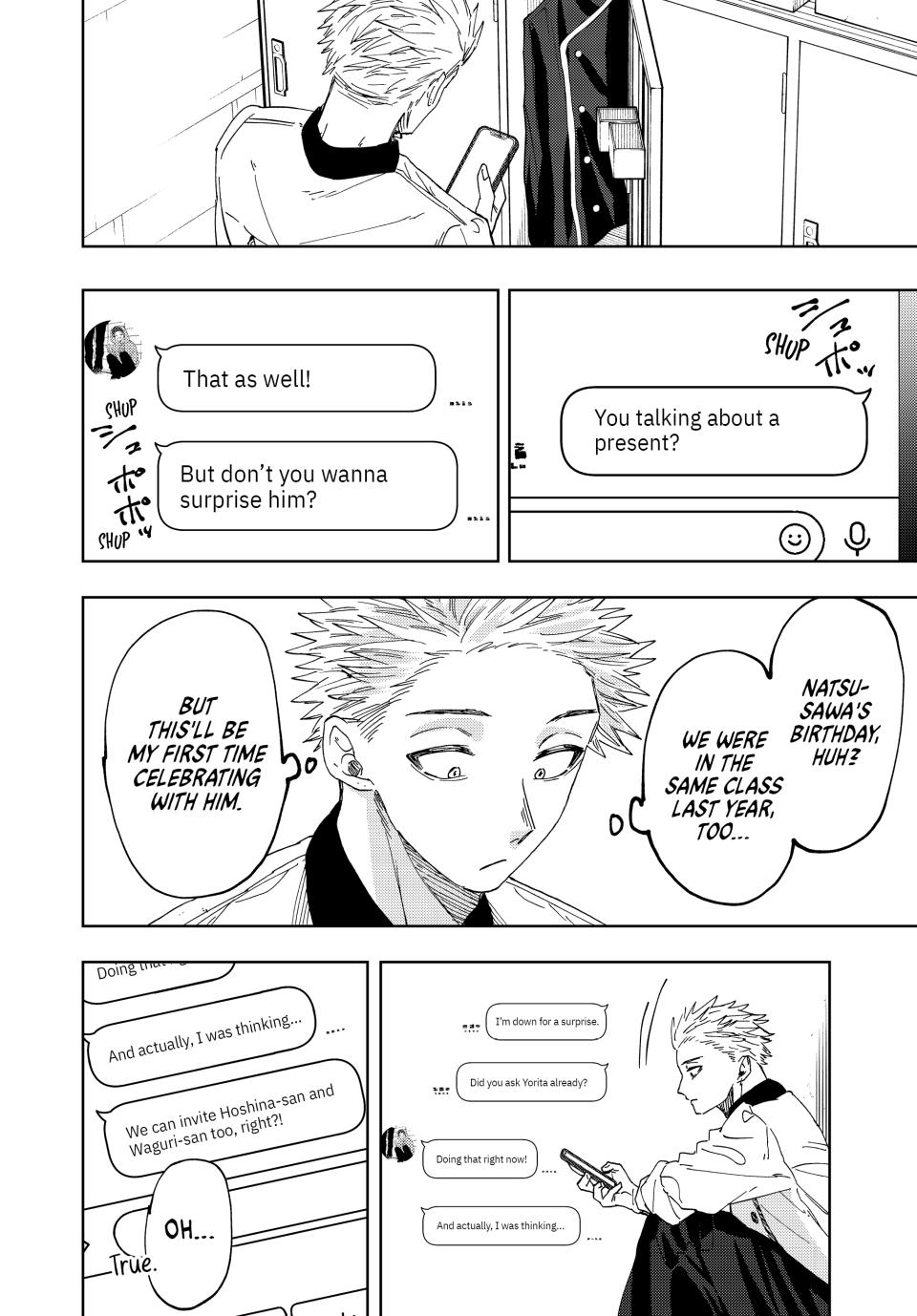Kaoru Hana wa Rin to Saku Chapter 45 page 4 - Chapter 45: Natsusawa's Birthday