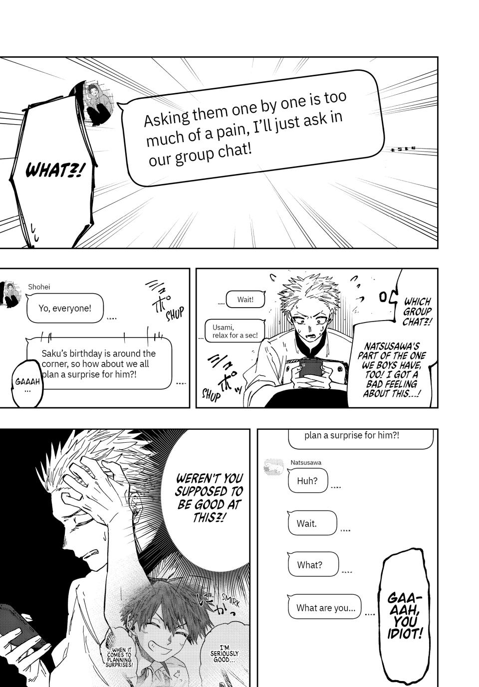 Kaoru Hana wa Rin to Saku Chapter 45 page 5 - Chapter 45: Natsusawa's Birthday