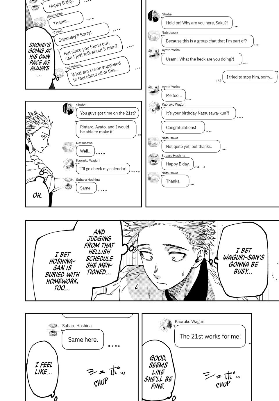 Kaoru Hana wa Rin to Saku Chapter 45 page 6 - Chapter 45: Natsusawa's Birthday