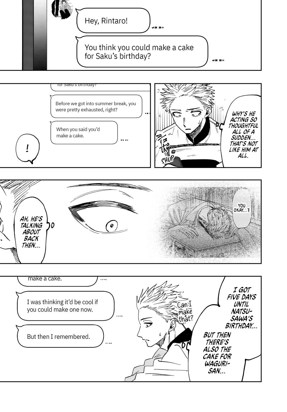 Kaoru Hana wa Rin to Saku Chapter 45 page 9 - Chapter 45: Natsusawa's Birthday