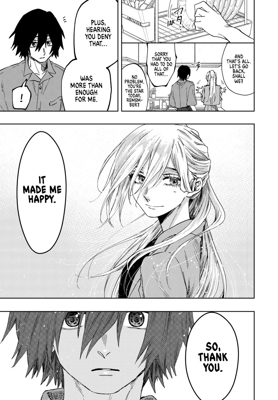 Kaoru Hana wa Rin to Saku Chapter 48 page 15 - Chapter 48: Saku and Subaru
