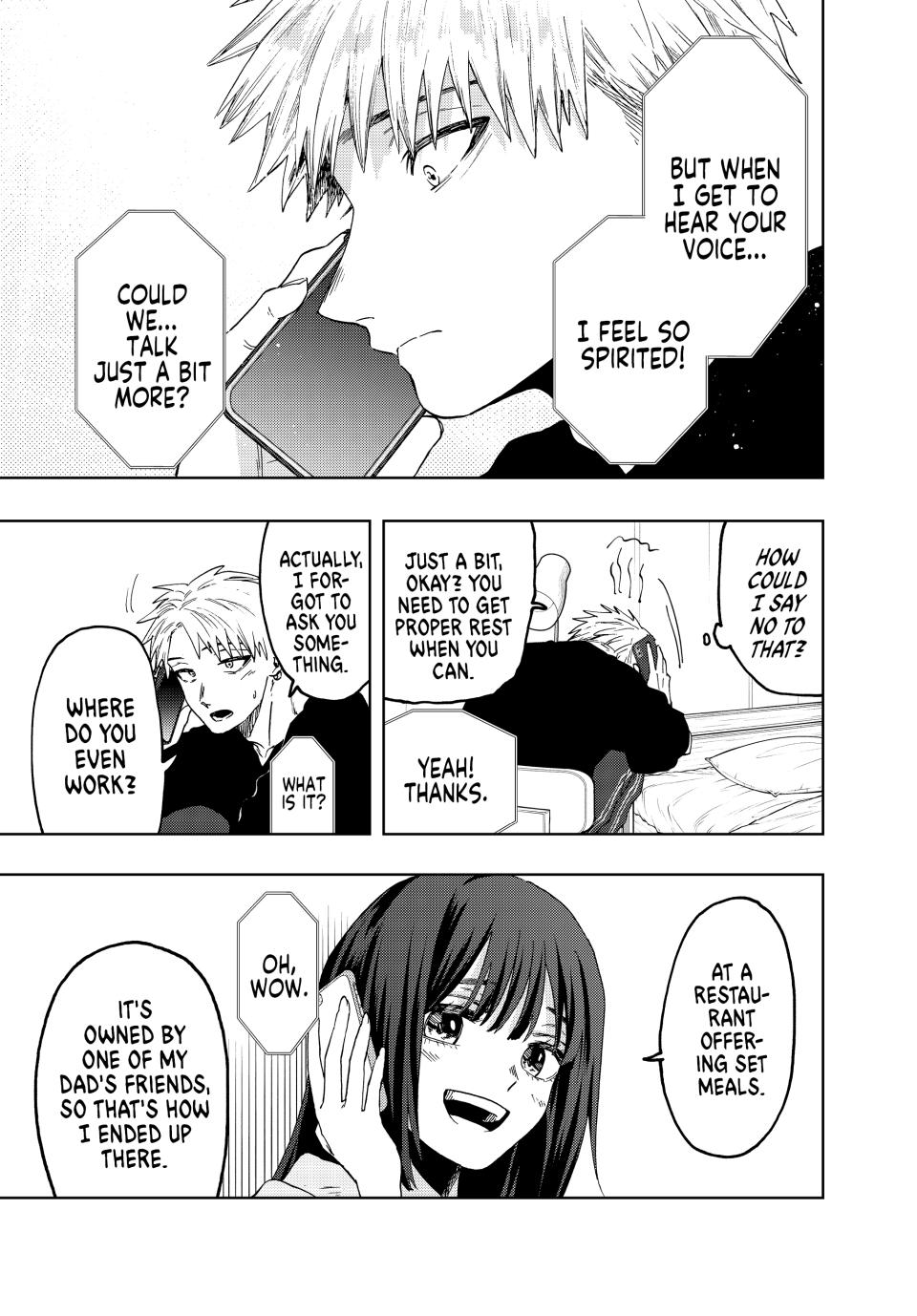 Kaoru Hana wa Rin to Saku Chapter 52 page 3 - Chapter 52: Waguri-san's Part-Time Job