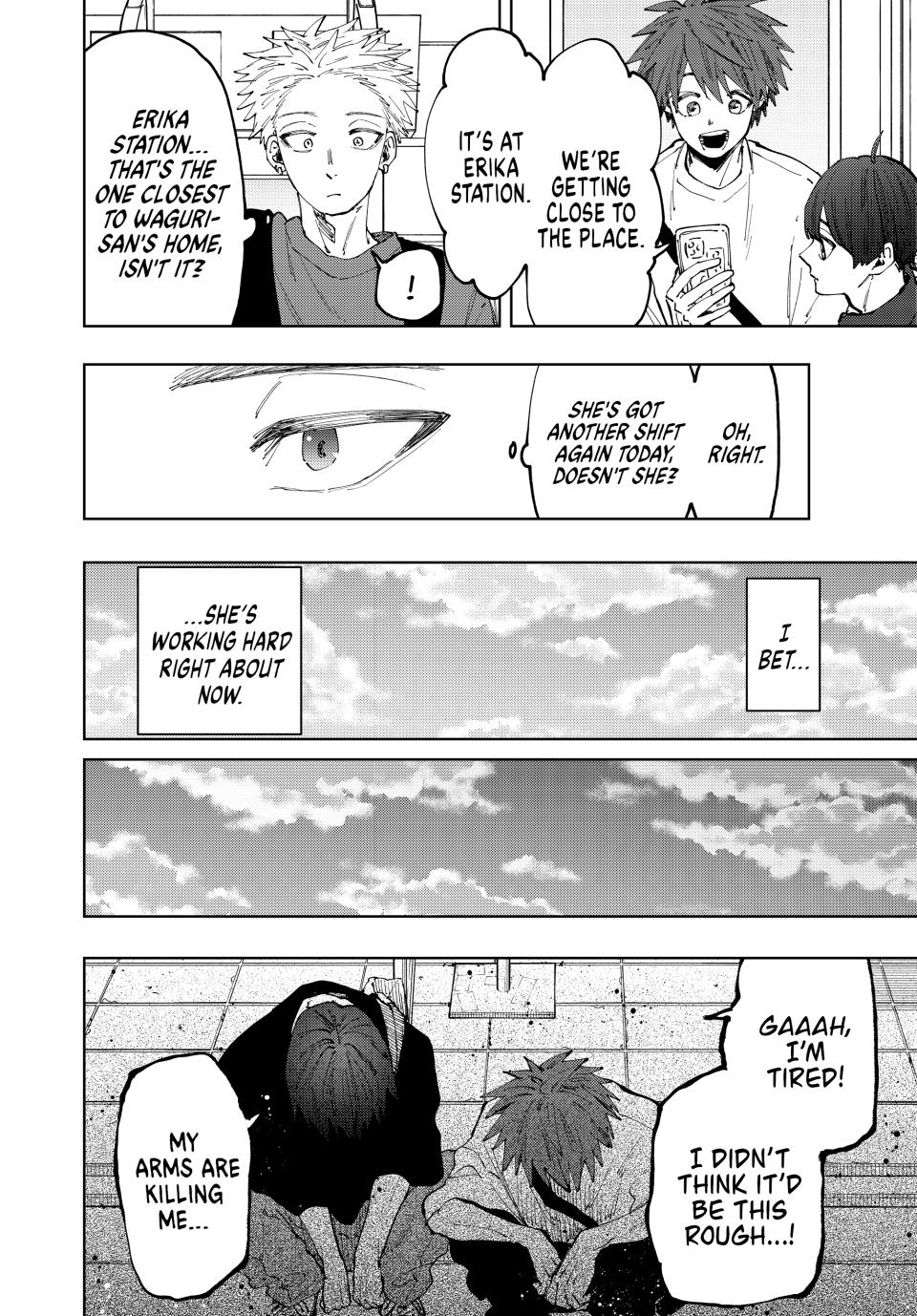 Kaoru Hana wa Rin to Saku Chapter 52 page 6 - Chapter 52: Waguri-san's Part-Time Job
