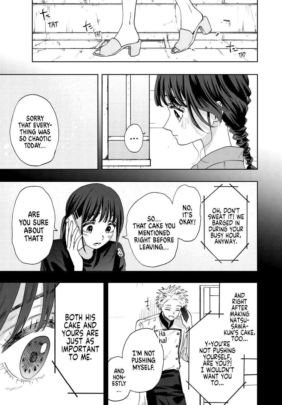 Kaoru Hana wa Rin to Saku Chapter 54 page 11 - Chapter 54: The Cake Reward