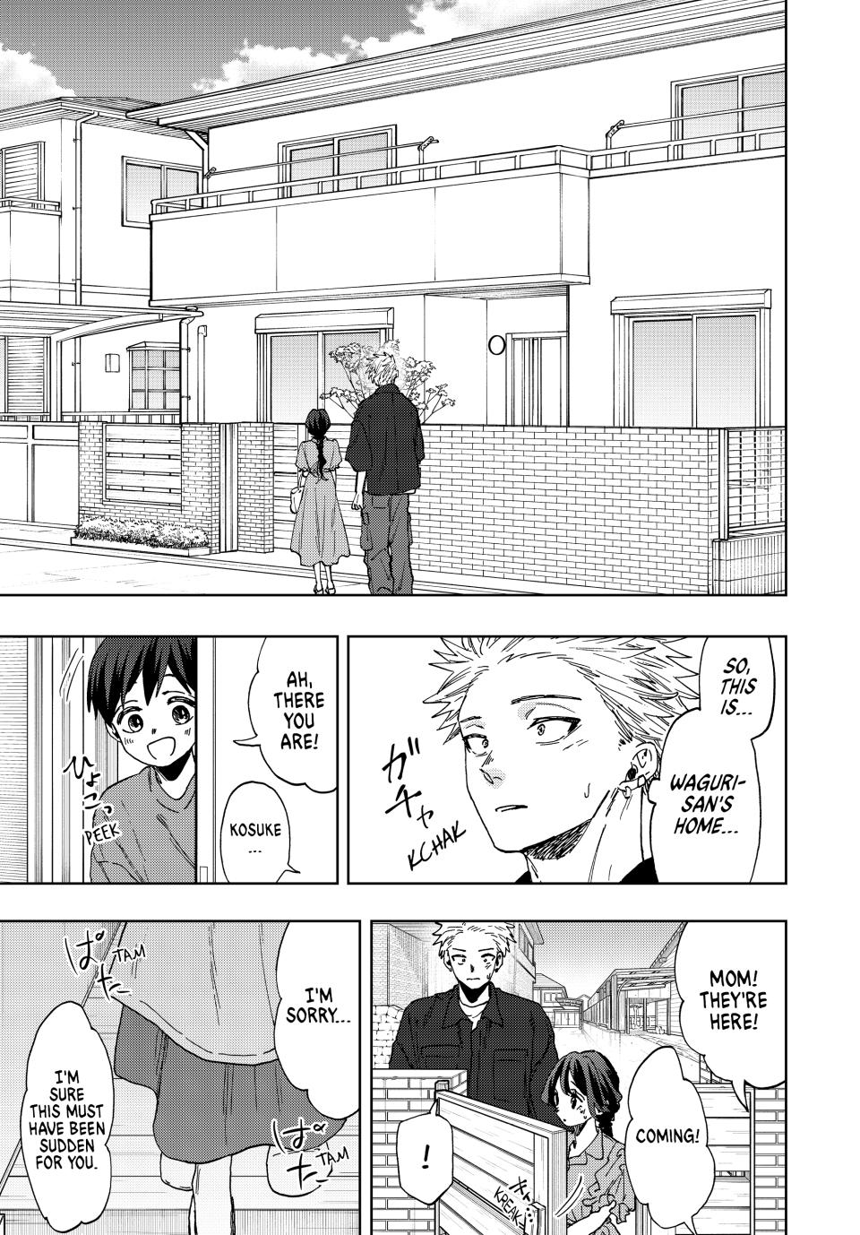 Kaoru Hana wa Rin to Saku Chapter 55 page 9 - Chapter 55: Waguri-san's Family