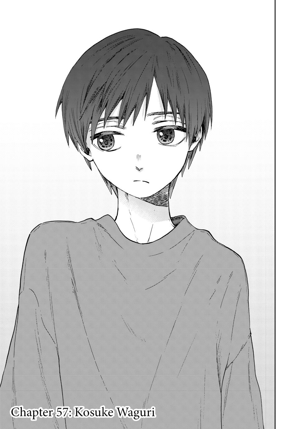 Kaoru Hana wa Rin to Saku Chapter 57 page 1 - Chapter 57: Kosuke Waguri