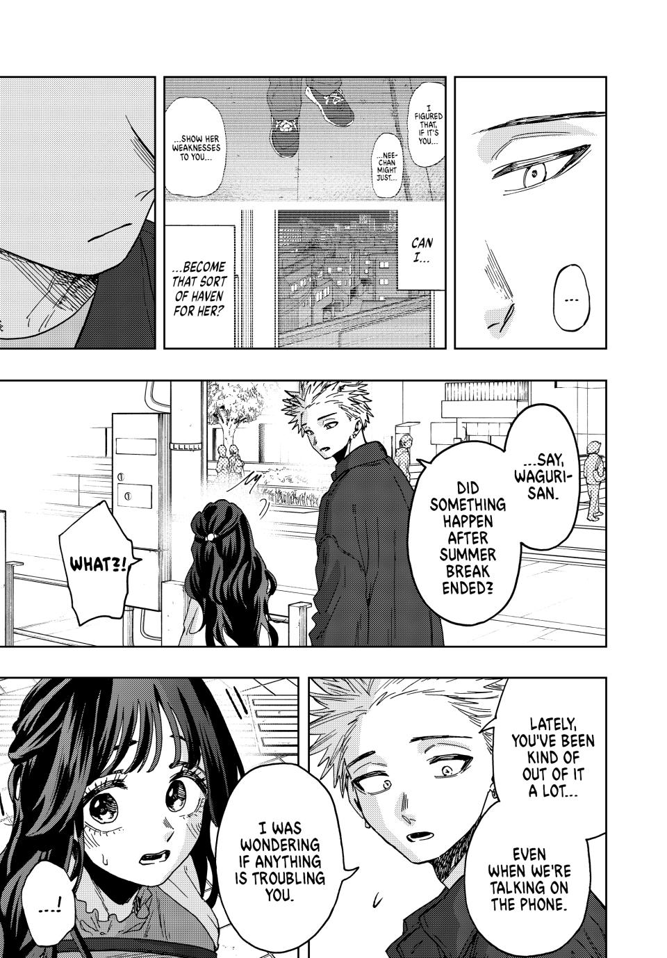 Kaoru Hana wa Rin to Saku Chapter 58 page 11 - Chapter 58: Sprouted Feelings
