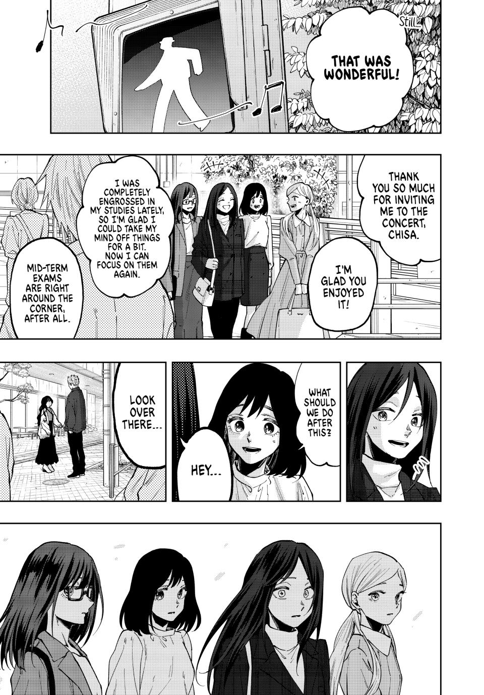 Kaoru Hana wa Rin to Saku Chapter 59 page 1 - Chapter 59: Encounter