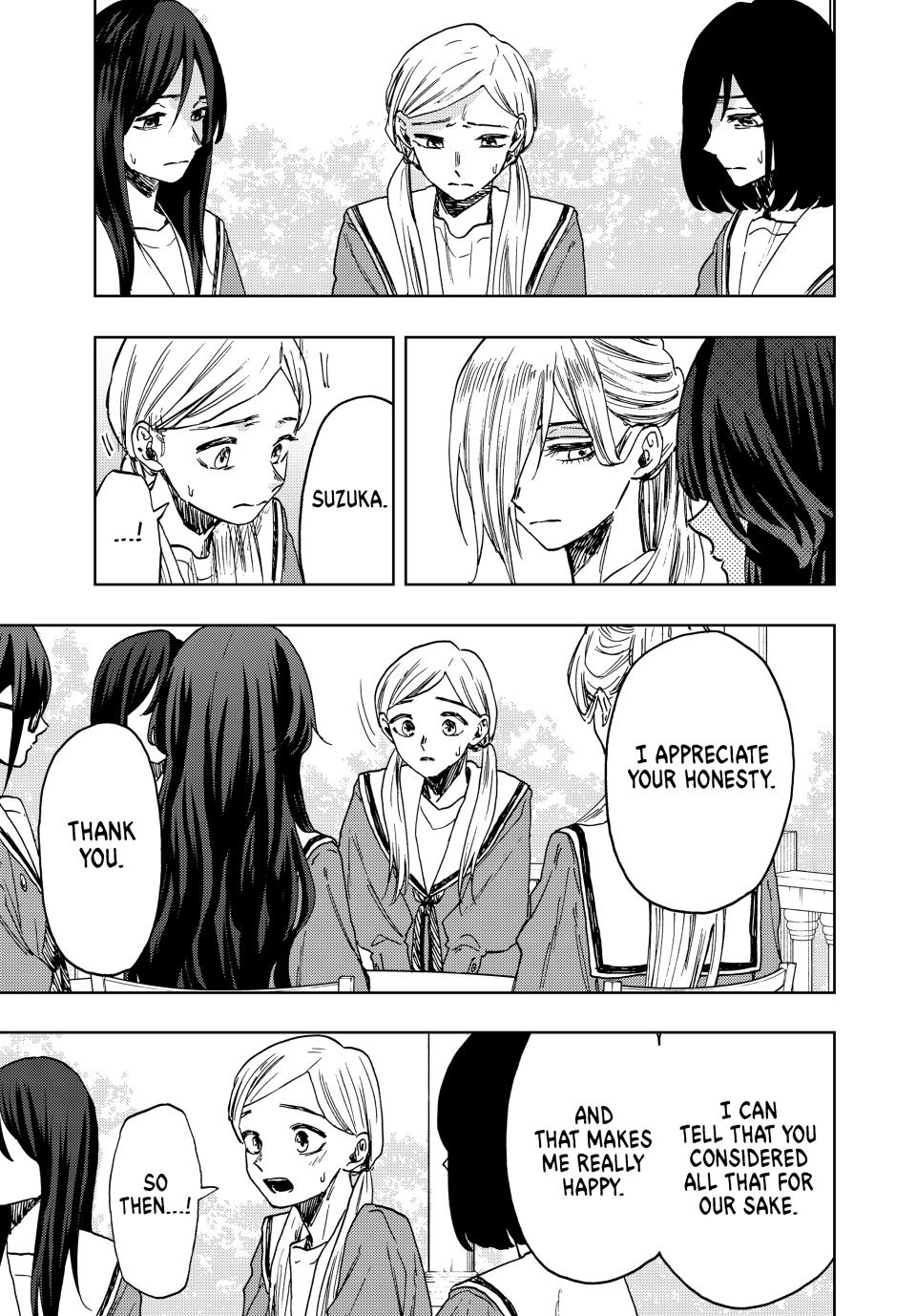 Kaoru Hana wa Rin to Saku Chapter 60 page 15 - Chapter 60: Kikyo and Chidori