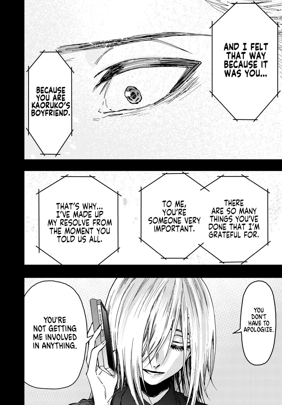 Kaoru Hana wa Rin to Saku Chapter 62 page 8 - Chapter 62: Resolve