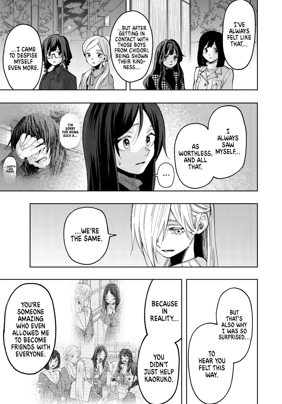 Kaoru Hana wa Rin to Saku Chapter 69 page 7 - Chapter 69: The Same