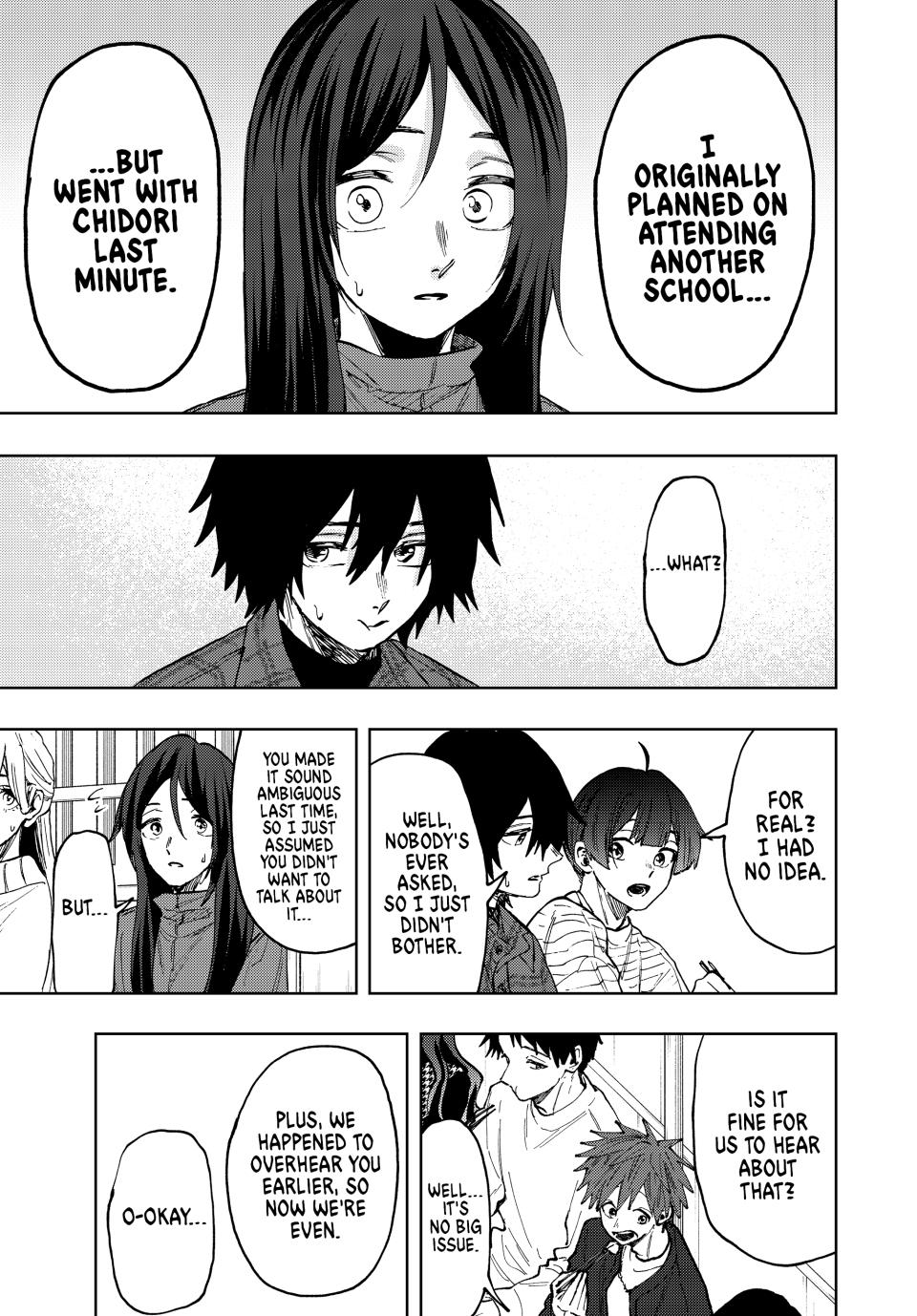Kaoru Hana wa Rin to Saku Chapter 70 page 13 - Chapter 70: Inside One’s Chest