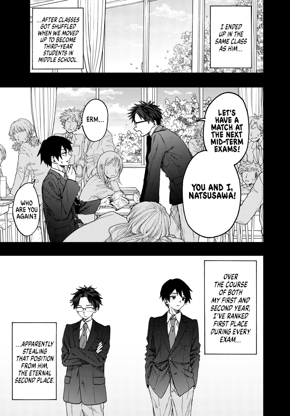 Kaoru Hana wa Rin to Saku Chapter 71 page 3 - Chapter 71: Natsusawa's Past