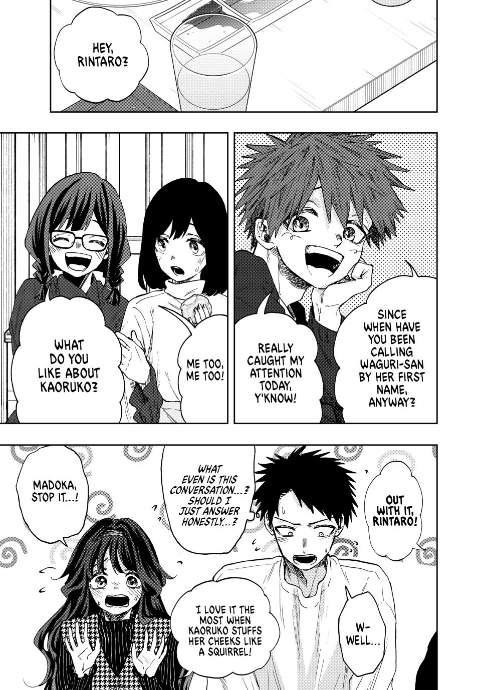 Kaoru Hana wa Rin to Saku Chapter 72 page 1 - Chapter 72: Progress