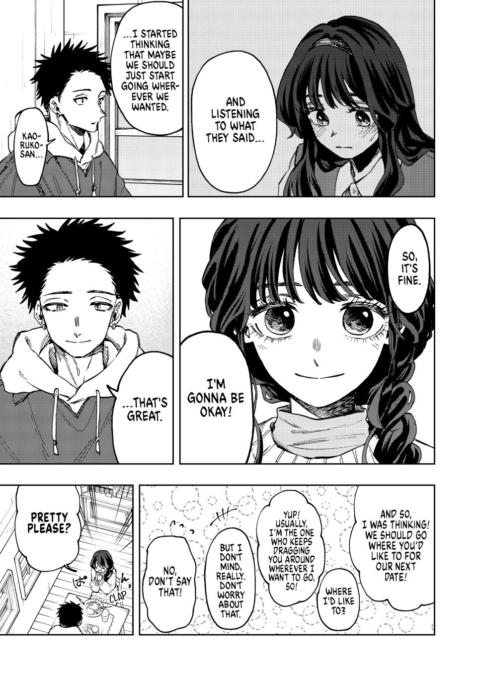 Kaoru Hana wa Rin to Saku Chapter 73 page 7 - Chapter 73: Back On a Date