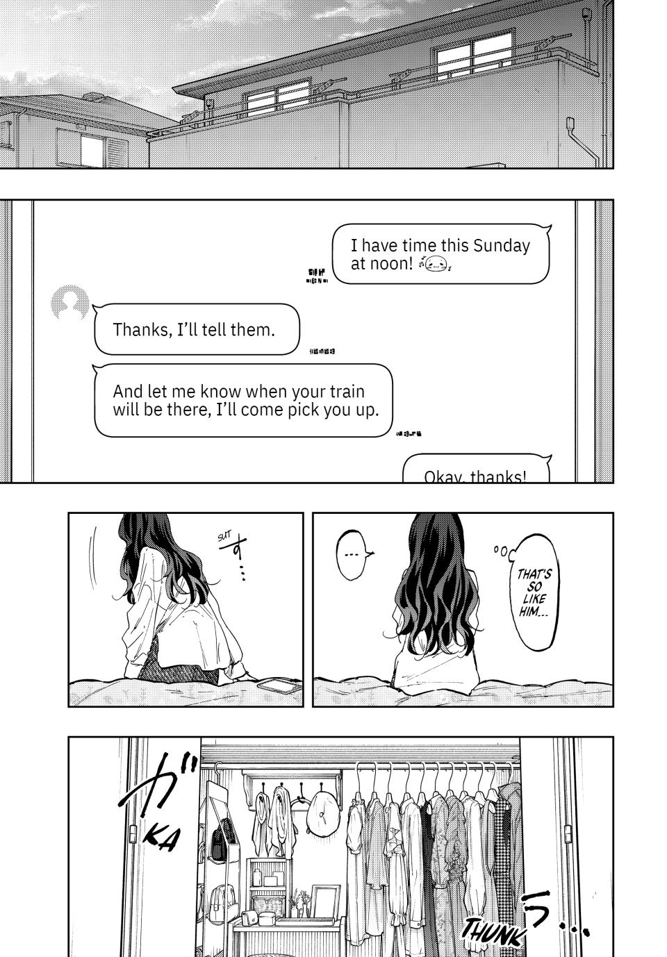 Kaoru Hana wa Rin to Saku Chapter 74 page 1 - Chapter 74: Proper Greeting