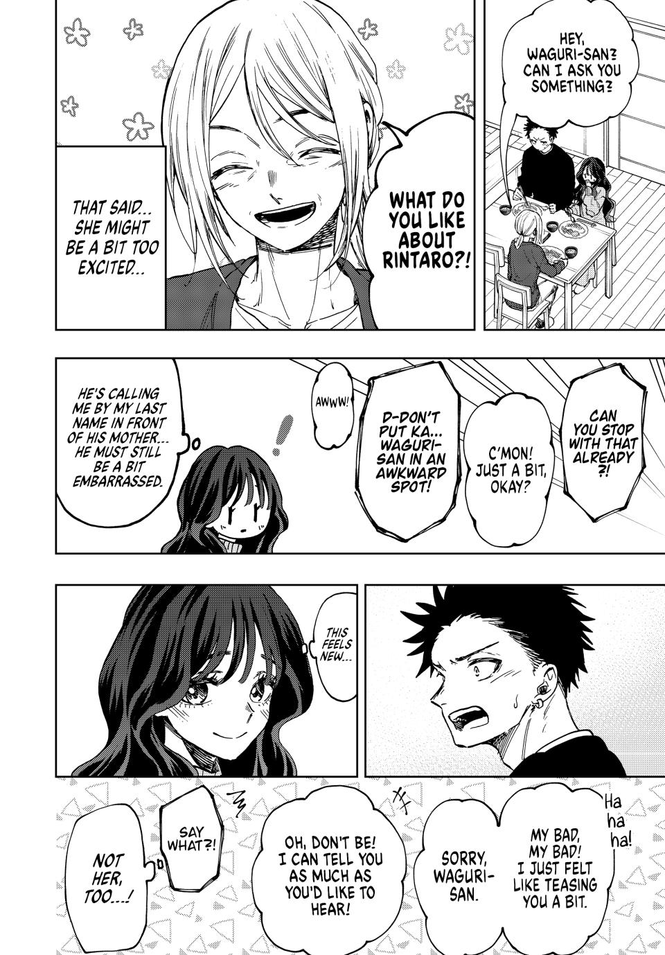Kaoru Hana wa Rin to Saku Chapter 74 page 14 - Chapter 74: Proper Greeting