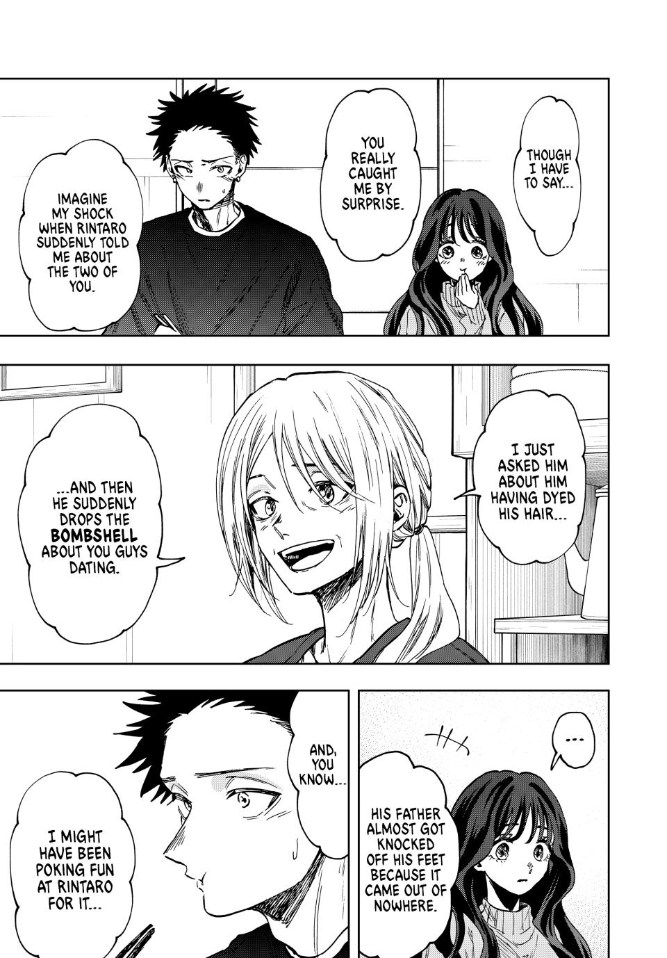 Kaoru Hana wa Rin to Saku Chapter 74 page 15 - Chapter 74: Proper Greeting