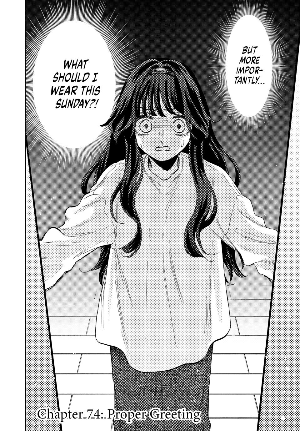 Kaoru Hana wa Rin to Saku Chapter 74 page 2 - Chapter 74: Proper Greeting