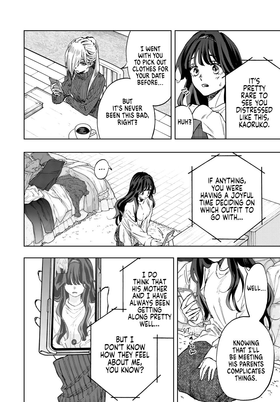 Kaoru Hana wa Rin to Saku Chapter 74 page 4 - Chapter 74: Proper Greeting