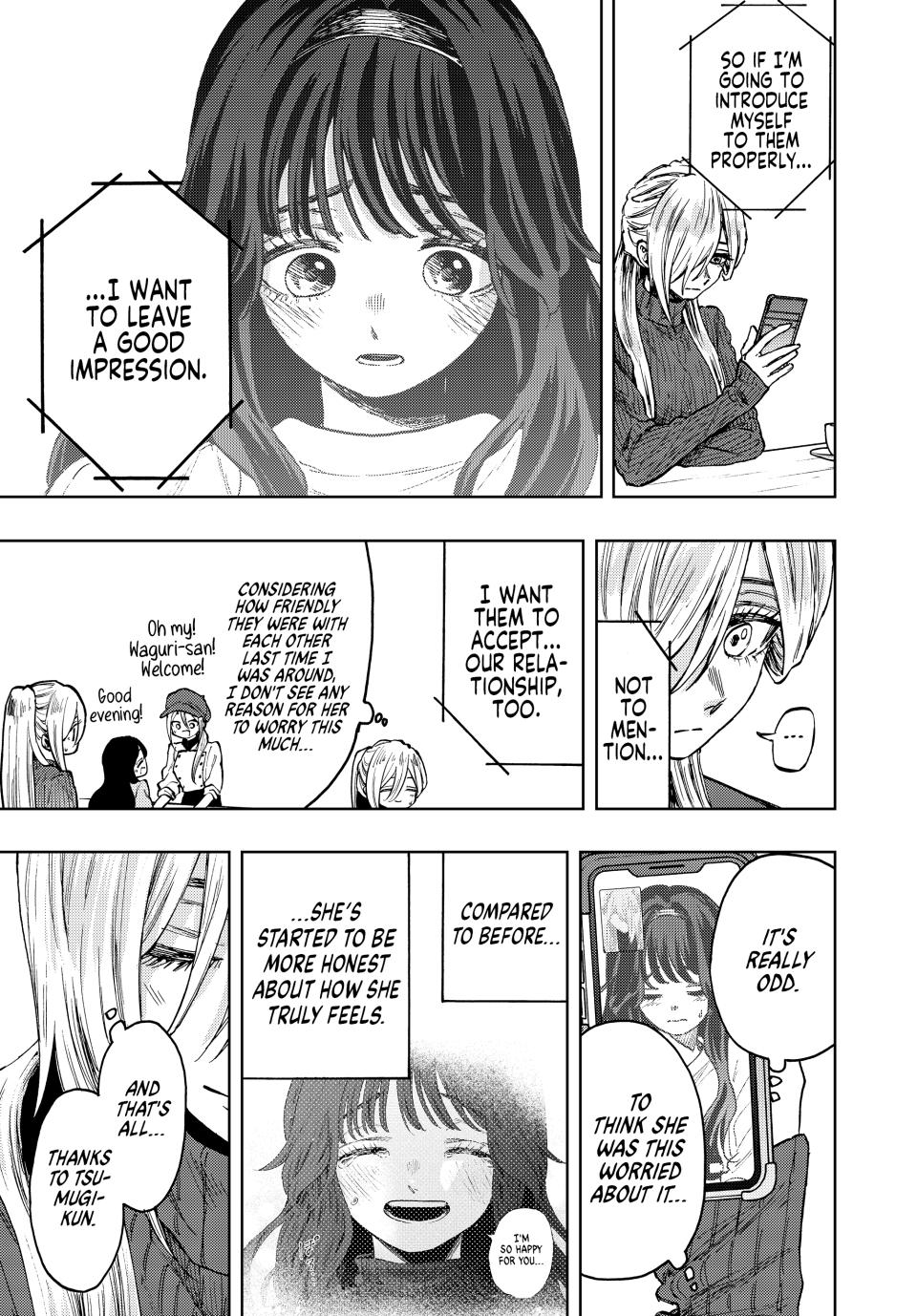 Kaoru Hana wa Rin to Saku Chapter 74 page 5 - Chapter 74: Proper Greeting