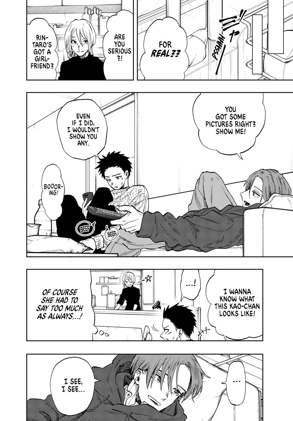 Kaoru Hana wa Rin to Saku Chapter 81 page 10 - Chapter 81: Rintaro's Older Brother
