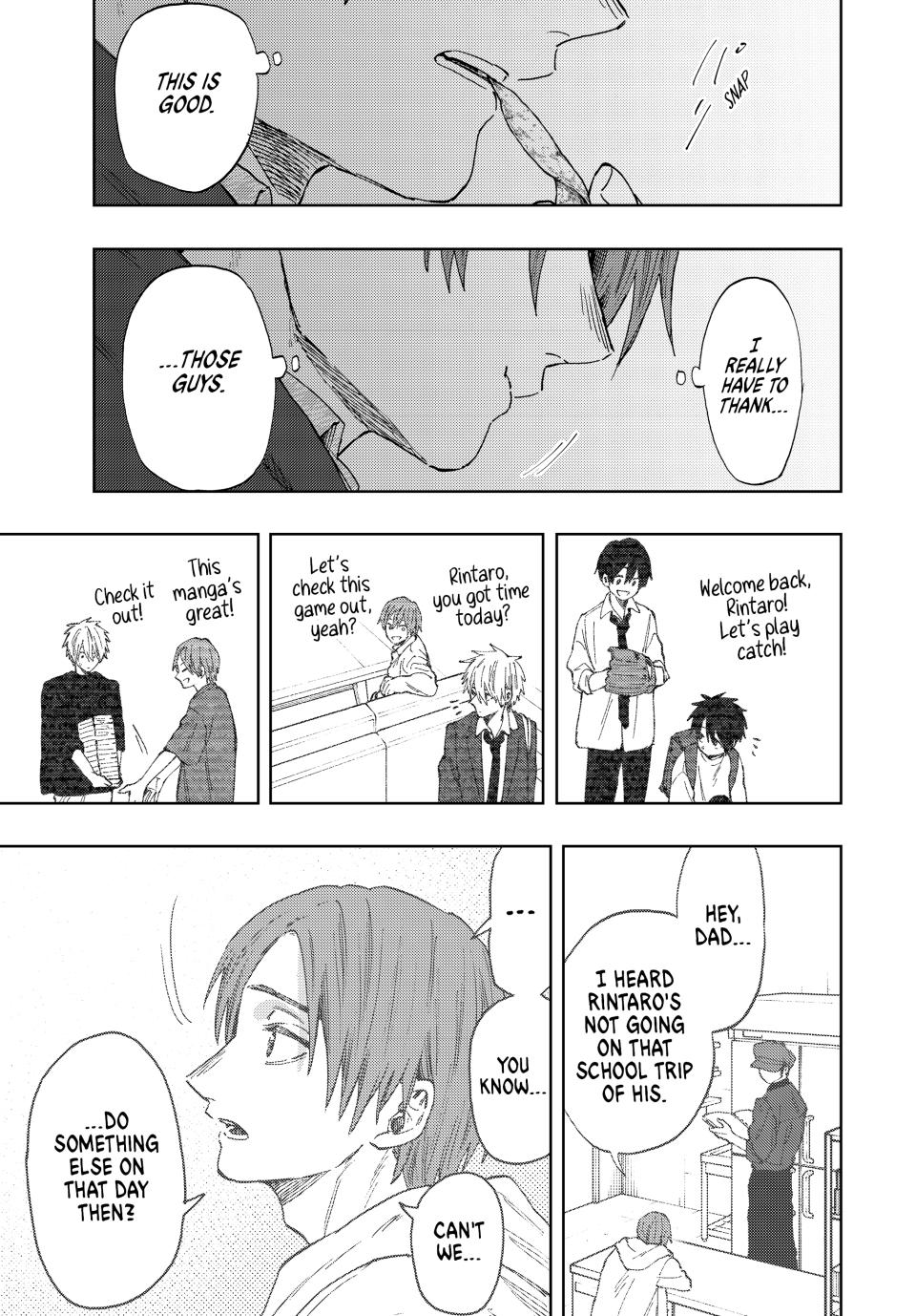 Kaoru Hana wa Rin to Saku Chapter 81 page 19 - Chapter 81: Rintaro's Older Brother
