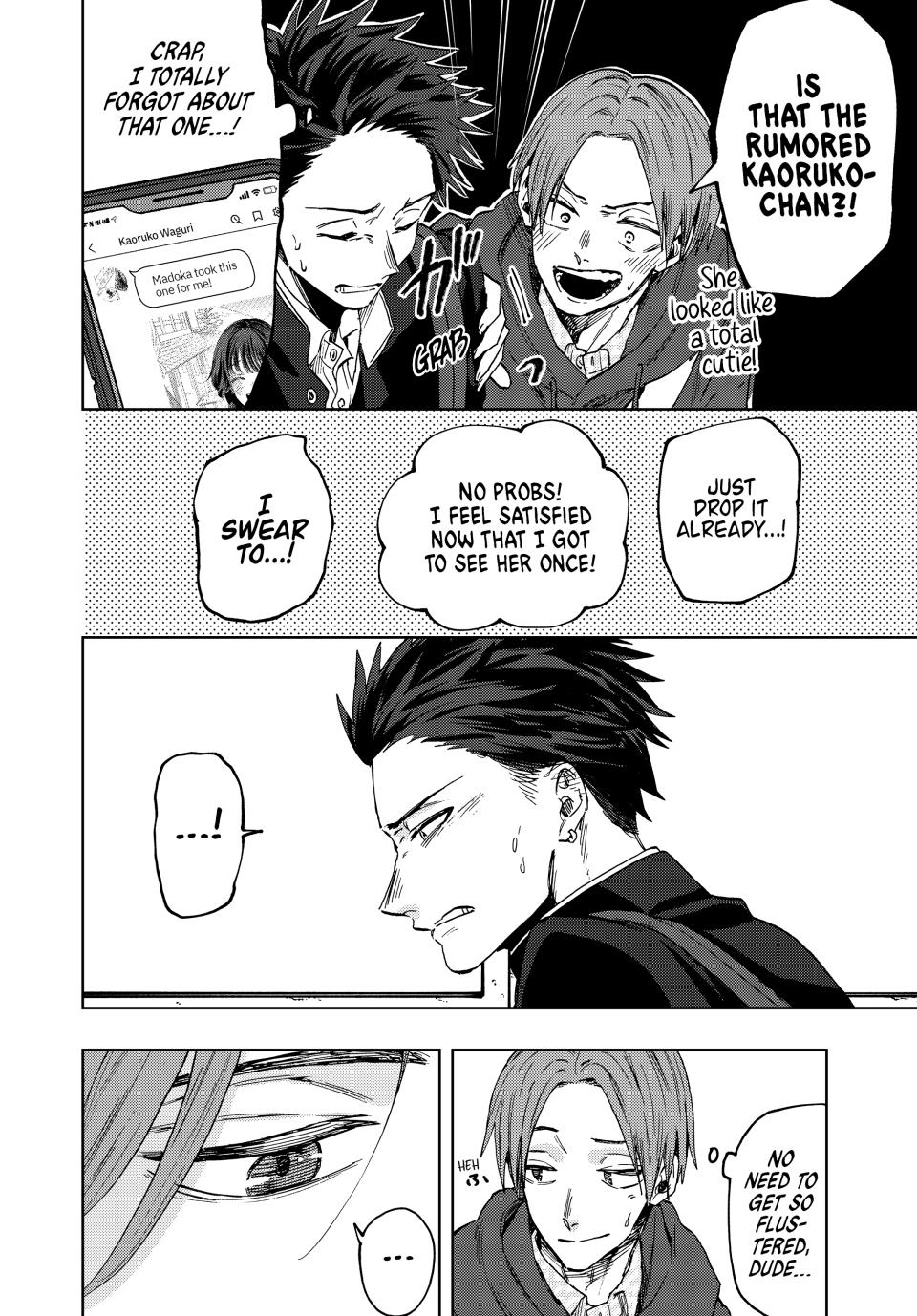 Kaoru Hana wa Rin to Saku Chapter 83 page 18 - Chapter 83: He'll Be Fine