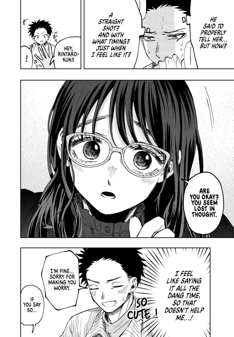 Kaoru Hana wa Rin to Saku Chapter 84 page 6 - Chapter 84: Rintaro's Worries