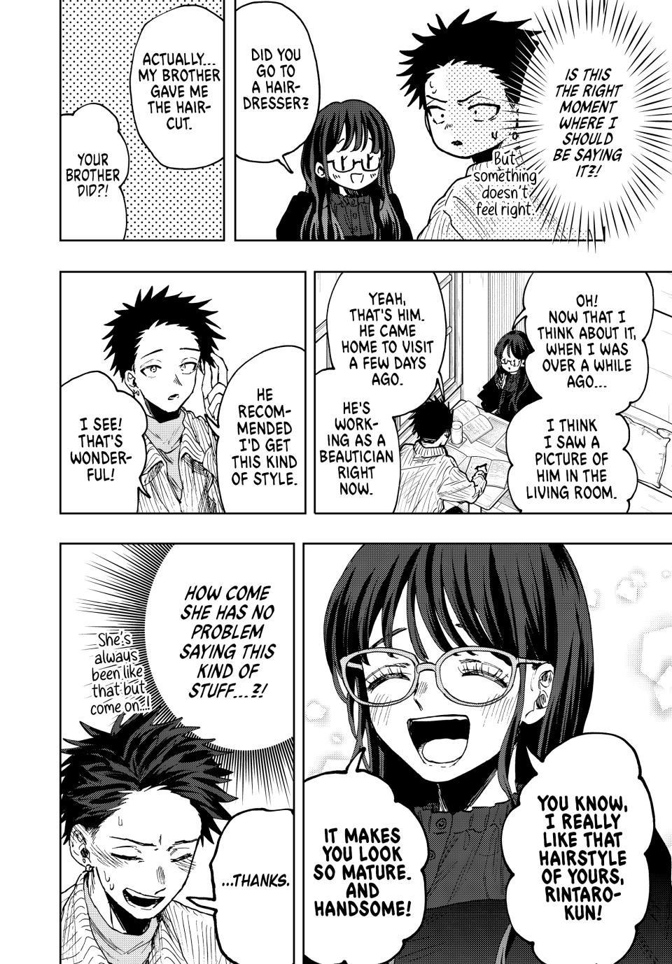 Kaoru Hana wa Rin to Saku Chapter 84 page 8 - Chapter 84: Rintaro's Worries