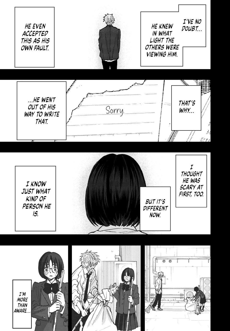 Kaoru Hana wa Rin to Saku Chapter 85 page 21 - Chapter 85: A Classmate From Middle School