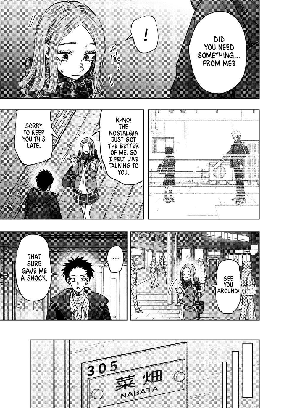 Kaoru Hana wa Rin to Saku Chapter 85 page 7 - Chapter 85: A Classmate From Middle School