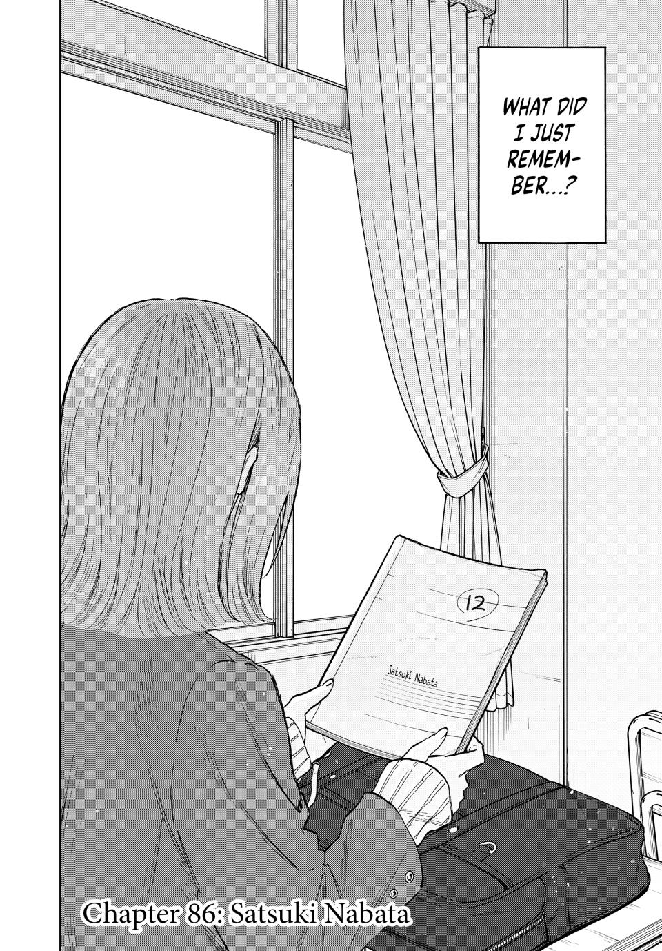 Kaoru Hana wa Rin to Saku Chapter 86 page 2 - Chapter 86: Satsuki Nabata