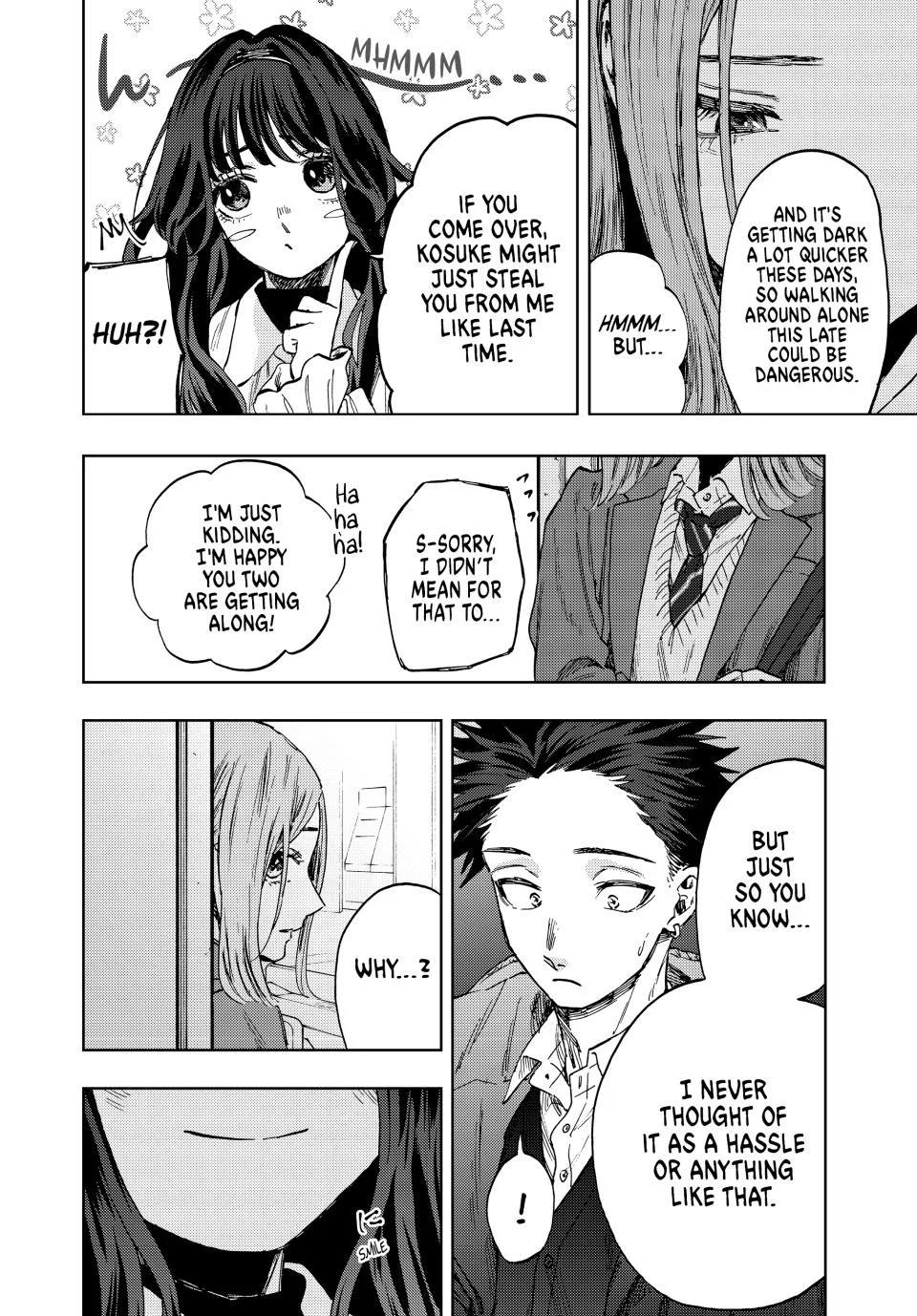 Kaoru Hana wa Rin to Saku Chapter 87 page 4 - Chapter 87: First Love and Broken Heart
