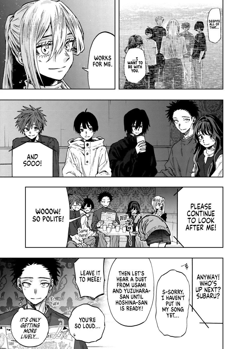 Kaoru Hana wa Rin to Saku Chapter 88 page 5 - Chapter 88: Karaoke Party