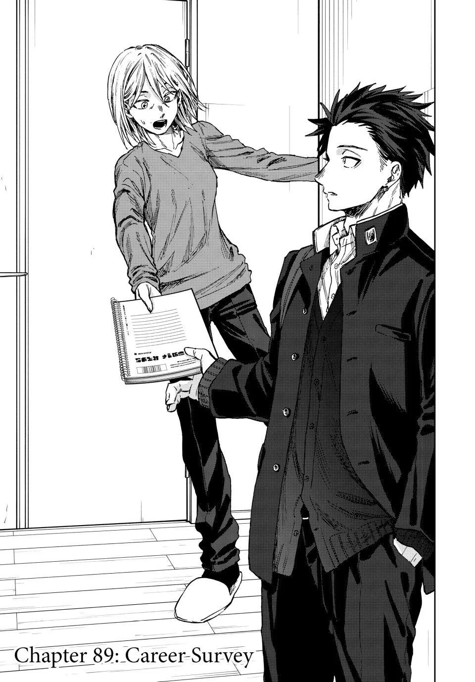 Kaoru Hana wa Rin to Saku Chapter 89 page 1 - Chapter 89: Career Survey