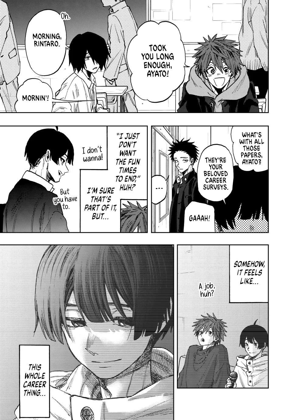 Kaoru Hana wa Rin to Saku Chapter 89 page 15 - Chapter 89: Career Survey